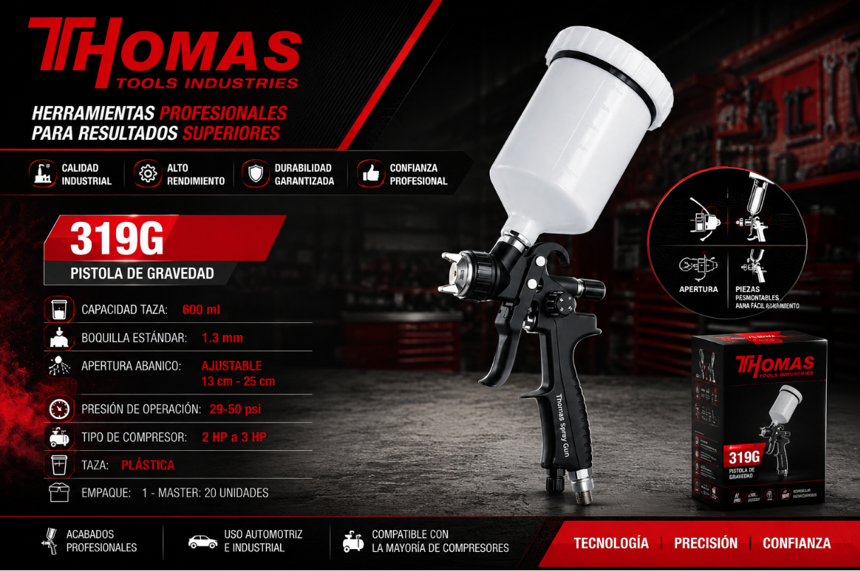 Pistola de Gravedad 319G